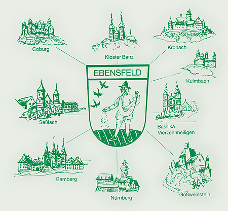 Das Gebiet um Ebensfeld - Birkach